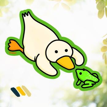 Frog and Duck Friends