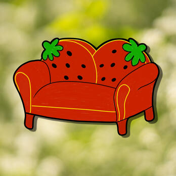 Strawberry Couch